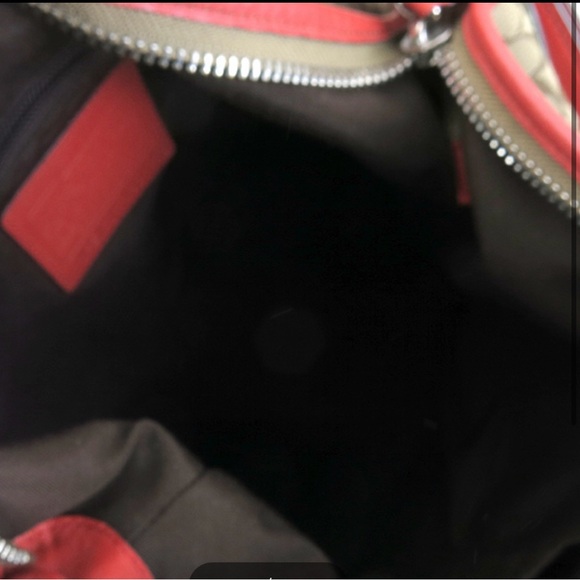 Coach Beige and Orange Shoulder Bag - Picture 7 of 7